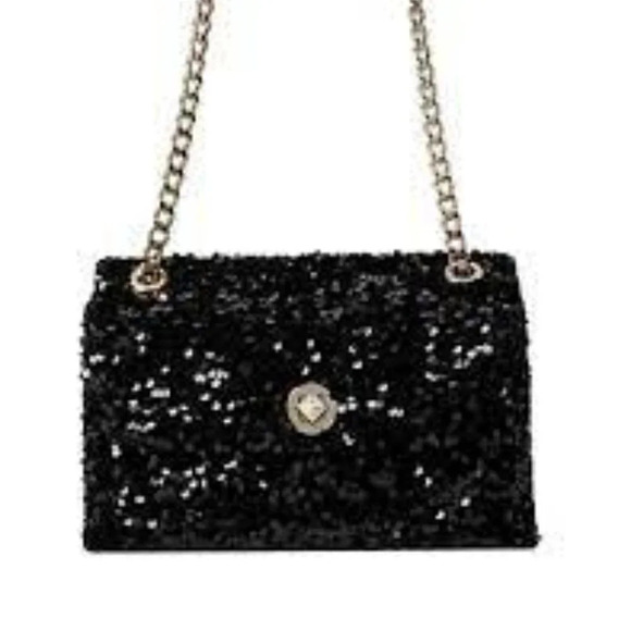 Kate Spade New York Natalia Sequin Small Flap Crossbody Bag NWT - Picture 3 of 16